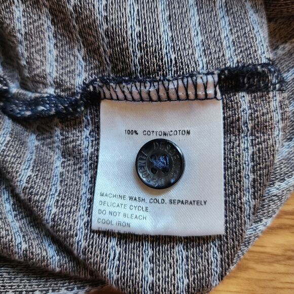 Descente International Collection Golf Polo Mens Size XL Blue Brown Allianz Vtg - Picture 9 of 9